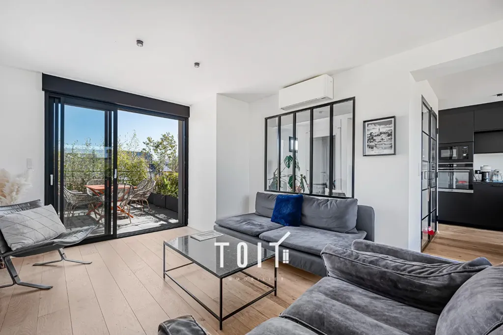Soggiorno - Contemporary House with Rooftop in Malakoff