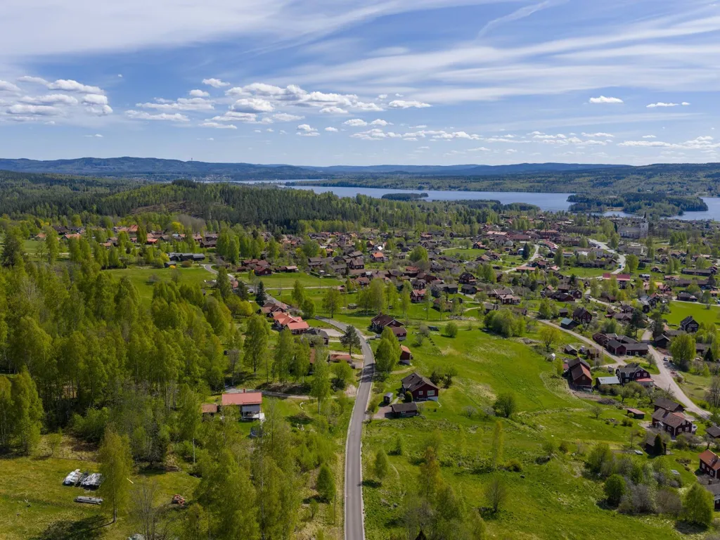 Vue aérienne - Plot with Natural Setting in Siljansnäs, Dalarna