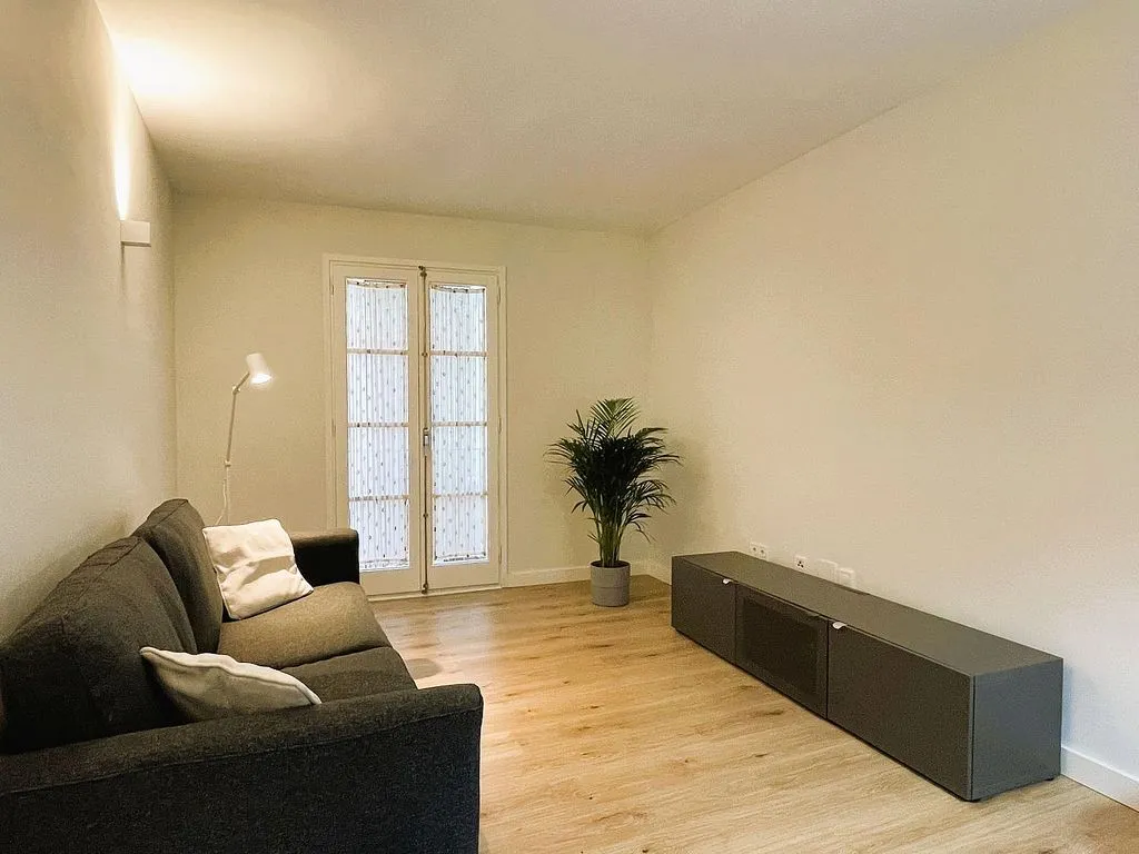 Séjour - 1-Bed Flat with Terrace in Centre, Girona