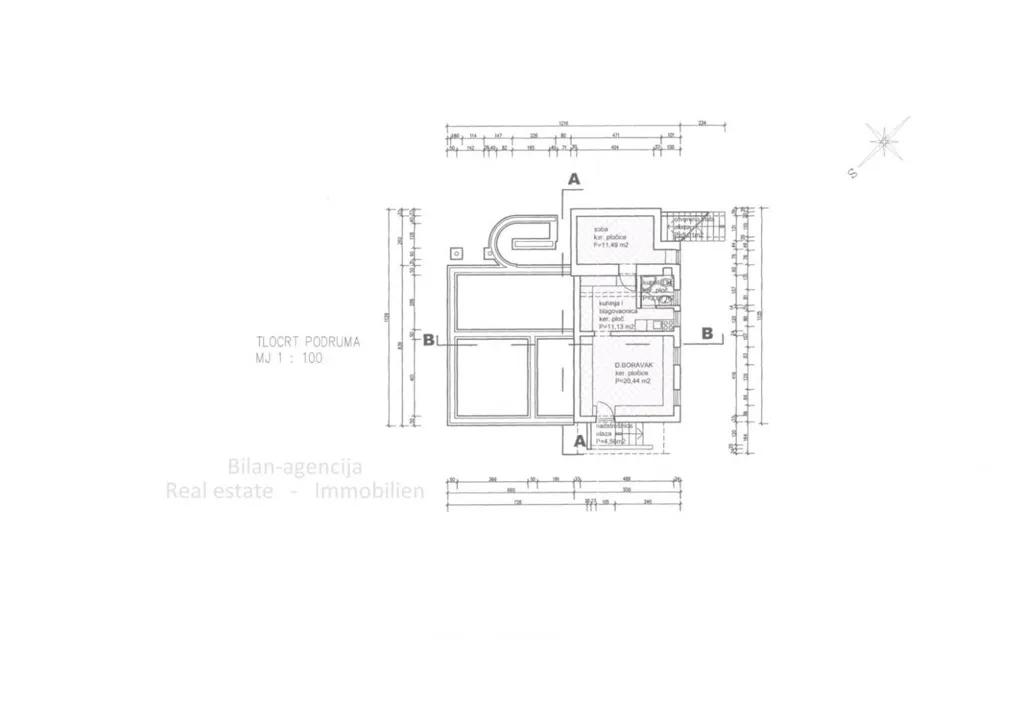 Plaan - Two-Floor Apartments with Garden in Vodice