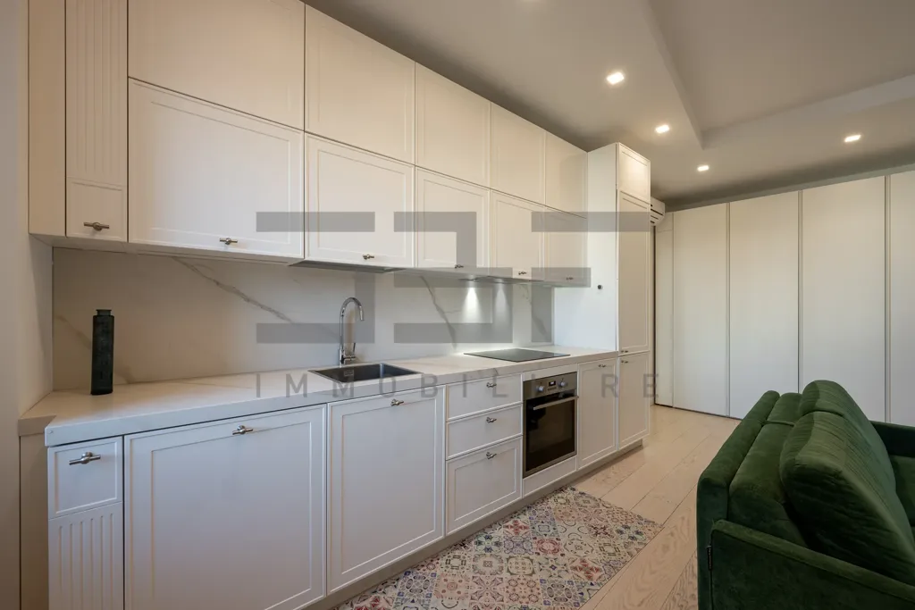 Cuisine - Two-Bedroom Apartment with Panoramic View in Milan
