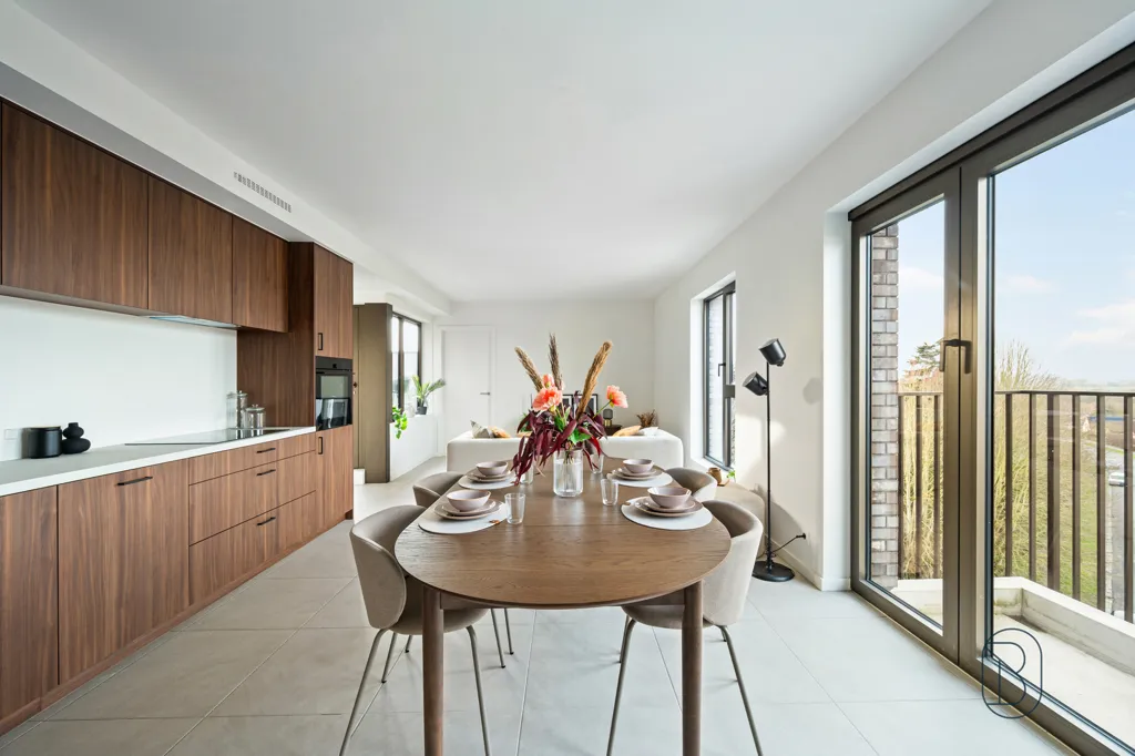 Salle à manger - Appartement Moderne avec Terrasse à Bruxelles