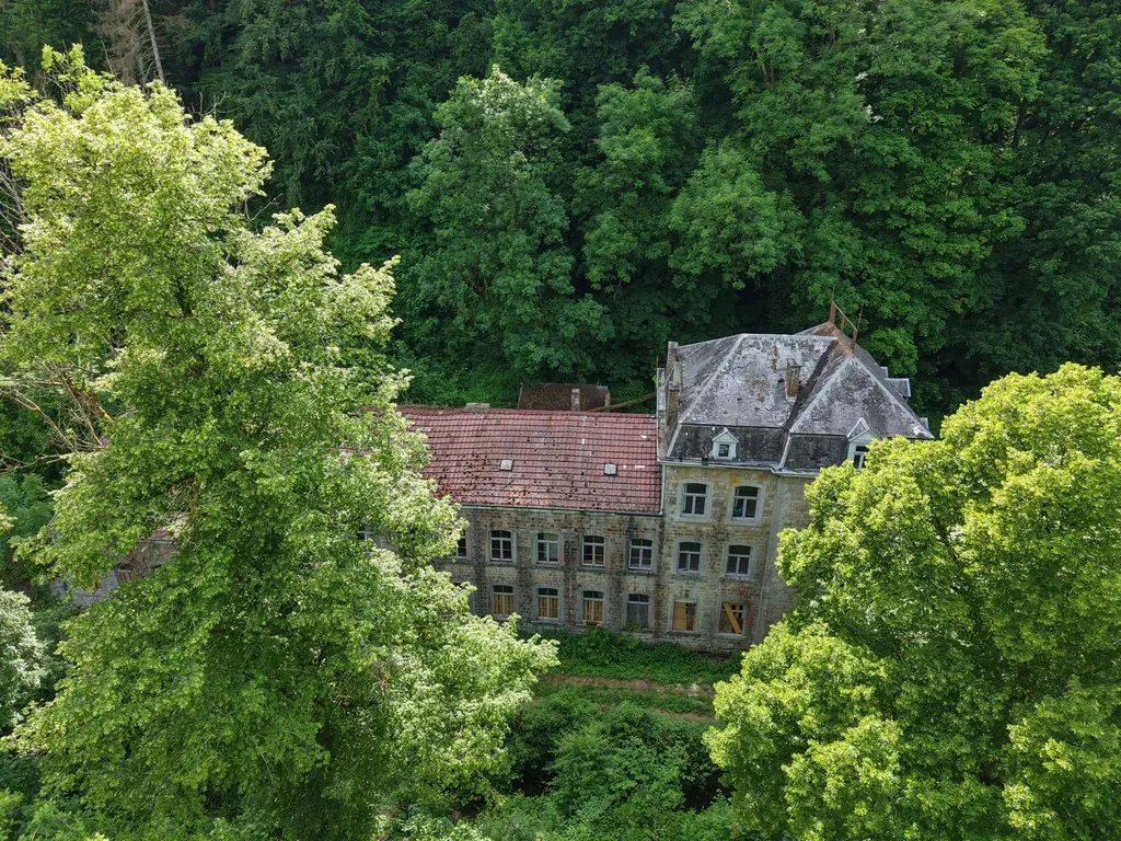 Õhuvaade - Large House with Extensive Grounds in Durbuy
