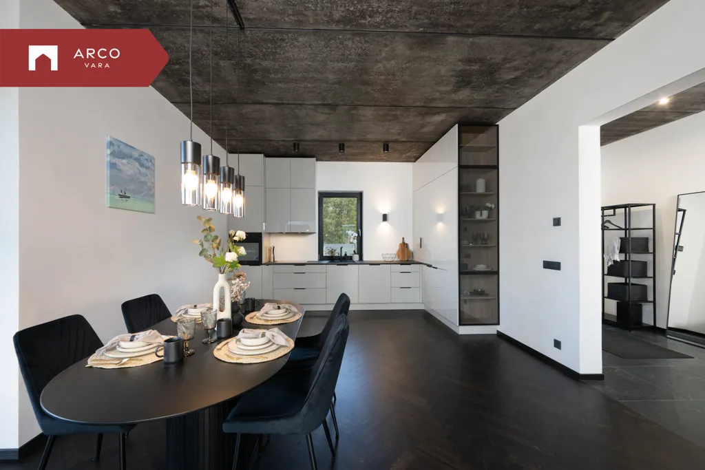 Dining Room - Luxury Apartment with Balcony in Viimsi