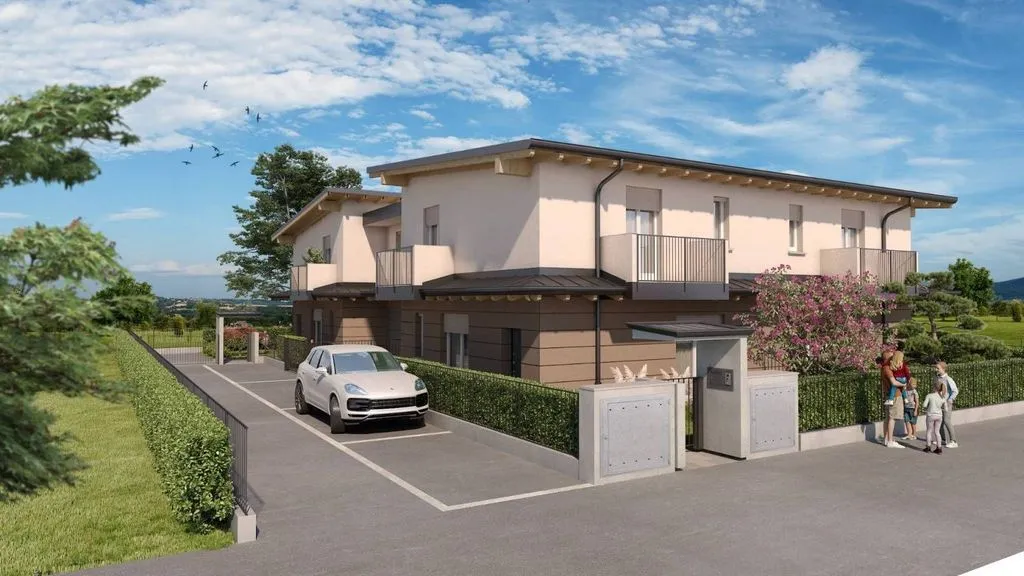New Villa with Private Garden in Caravaggio