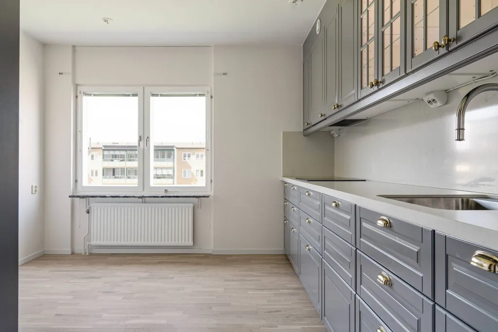 Köök - Modern Flat with Balcony in Helsingborg