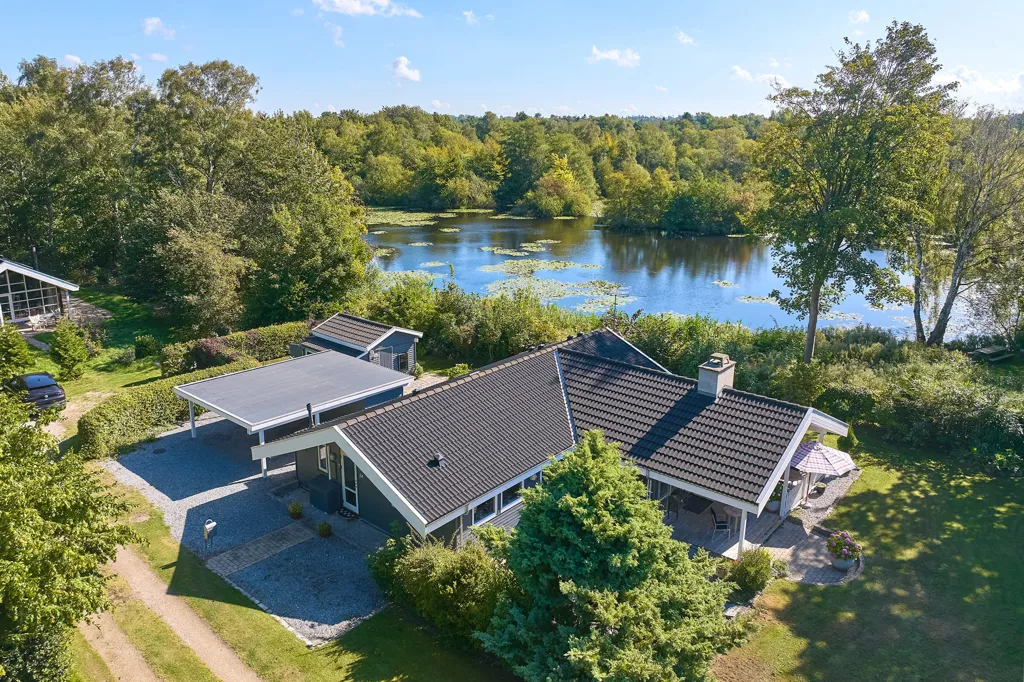 Vue aérienne - Modern Vacation Home with Garden in Rågeleje
