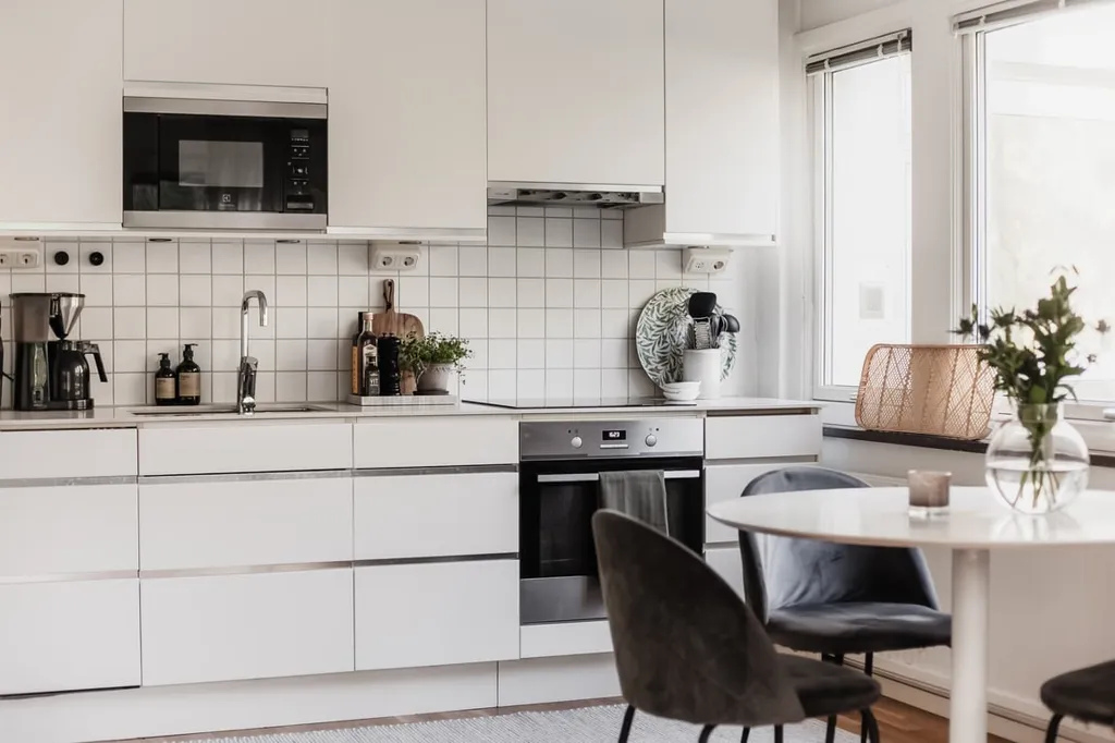 Cuisine - Corner Flat with Park View in Göteborg
