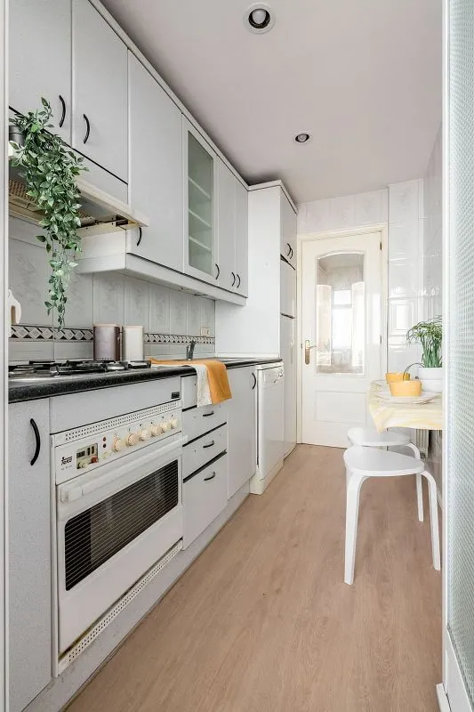 Köök - Apartment with Terrace in Virgen de Lluc