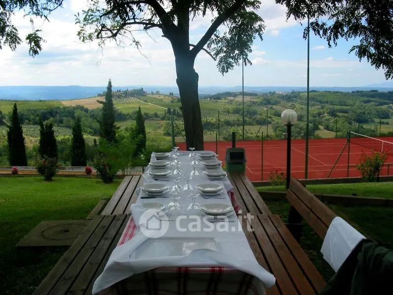 Terrace - Rustic Agriturismo with Pool in Montespertoli