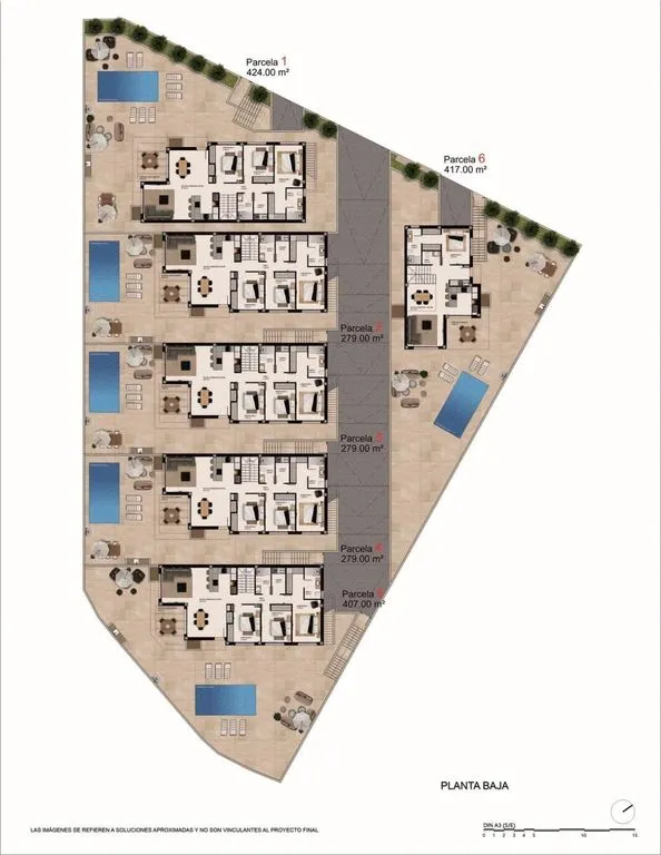 Plan - New Build Villa with Pool in Benijofar