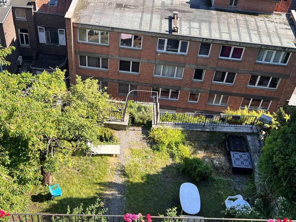 Jardin - Appartement de Luxe avec Garage et Jardin à Liège