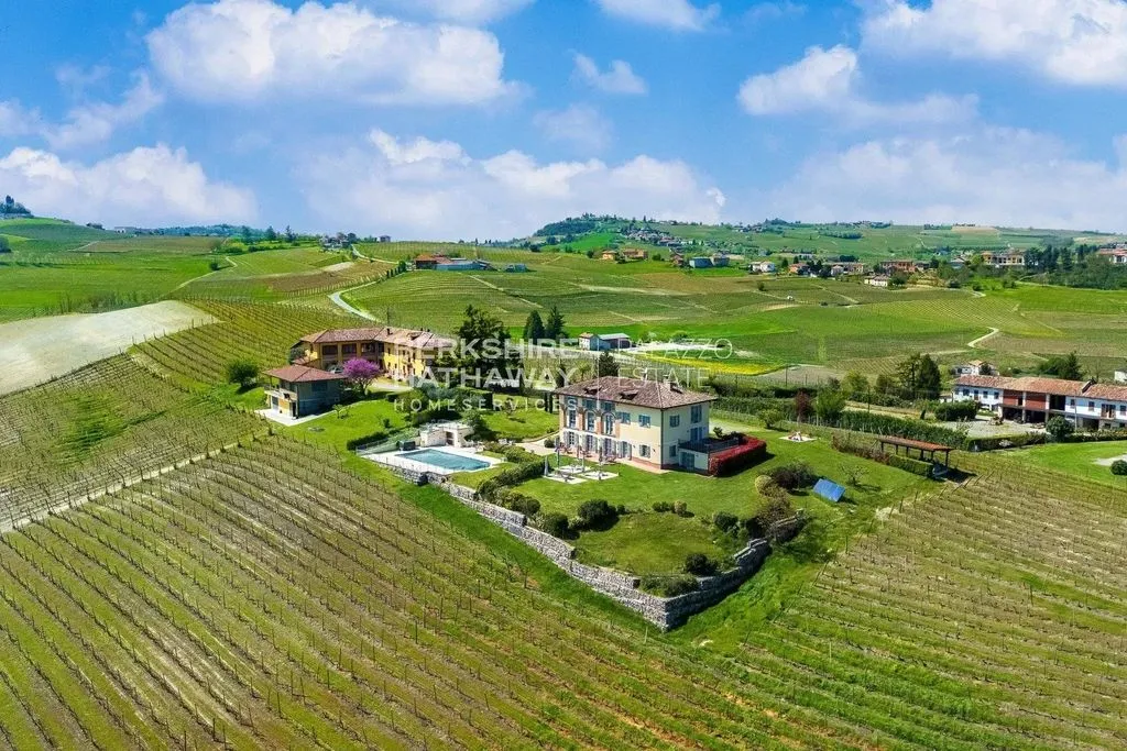 Vue aérienne - Luxury Villa with Pool in Agliano Terme