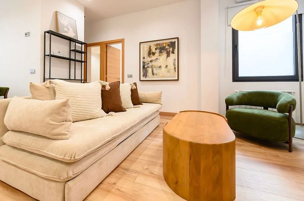 Soggiorno - Apartment with A/C in Goya, Madrid