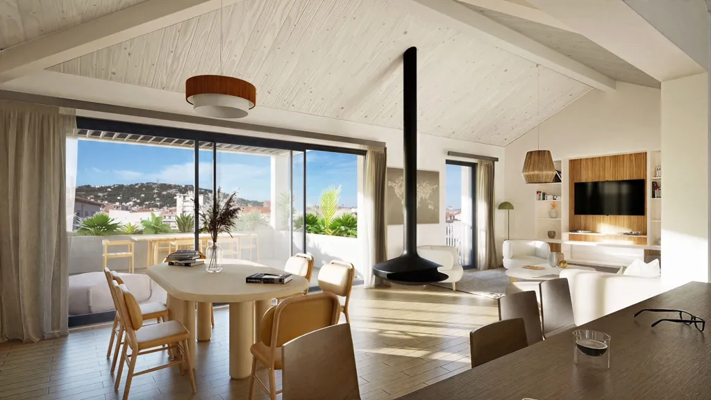 Söögituba - Apartment with Garden and Sea View in Sète