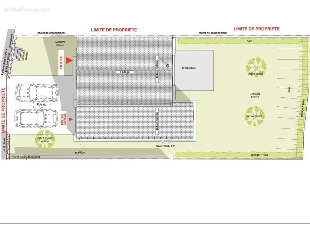 Floor Plan - New Build House with Seafront Proximity in Larmor-Baden