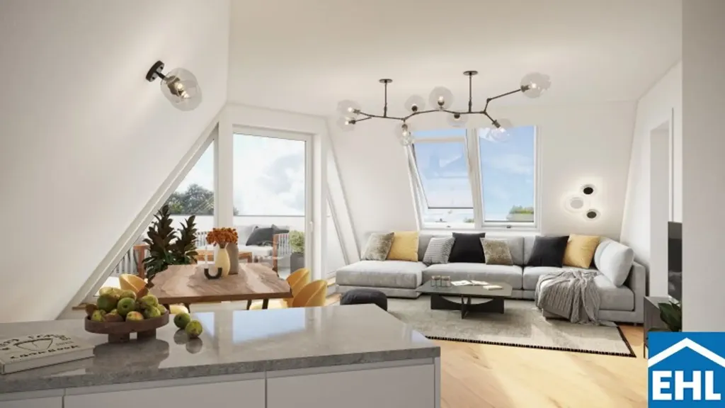 Soggiorno - Modern Triangular Apartment in Vienna