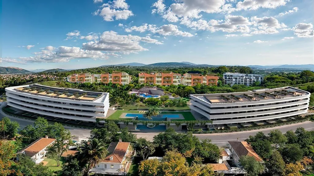 Aerial - Luxury Flat with Pool in Manilva