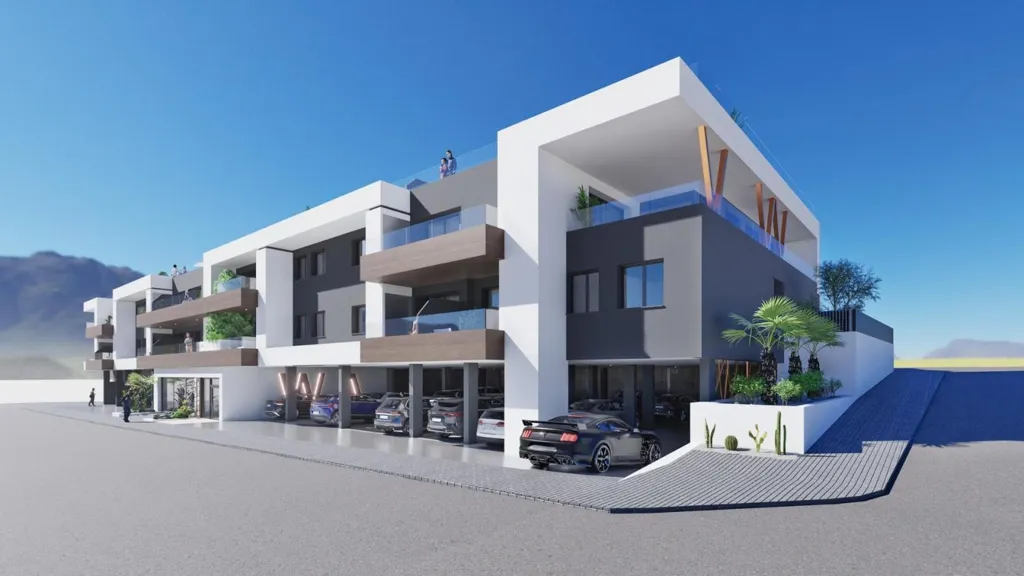 New Build Apartment with Rooftop Pool in Benijófar