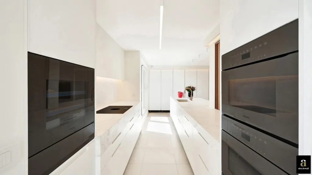 Cuisine - Penthouse Ensoleillé avec Terrasses à Knokke