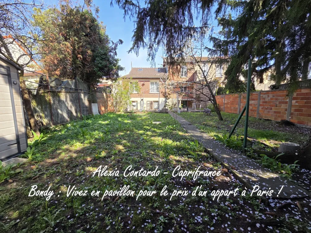 Jardin - Maison de Ville en Briques et Pierres à Bondy