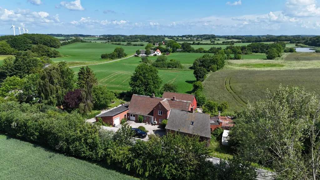 Õhuvaade - Historic Villa with Garden in Rudkøbing