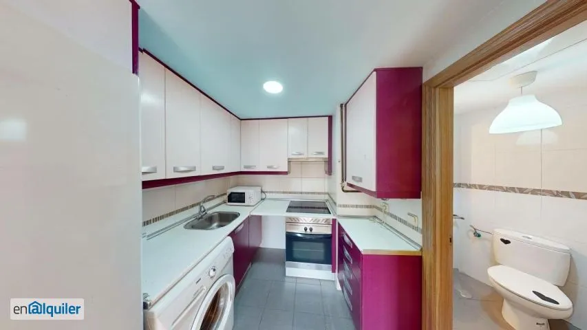Köök - Modern Studio with Lift in Calle Convenio, Madrid