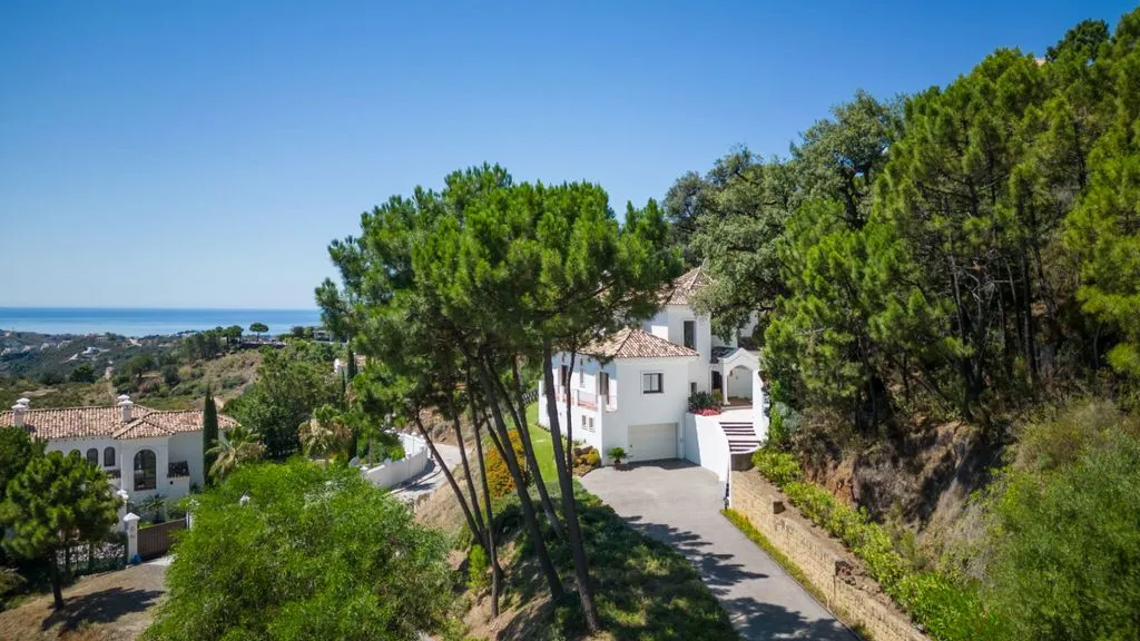 Vue aérienne - Luxury Villa with Sea Views in Benahavis