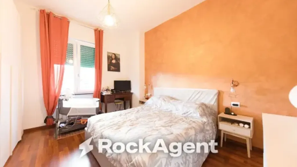 Bedrooms - Penthouse Apartment with Balcony in Genoa