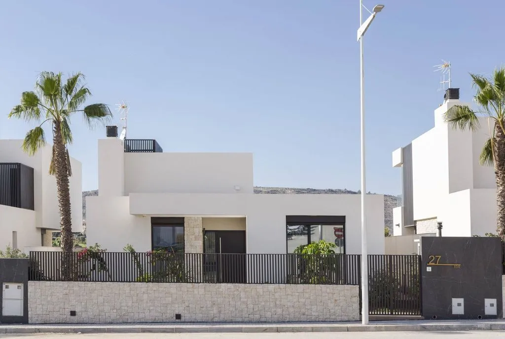 Exterior - New Build Villa with Pool in Algorfa