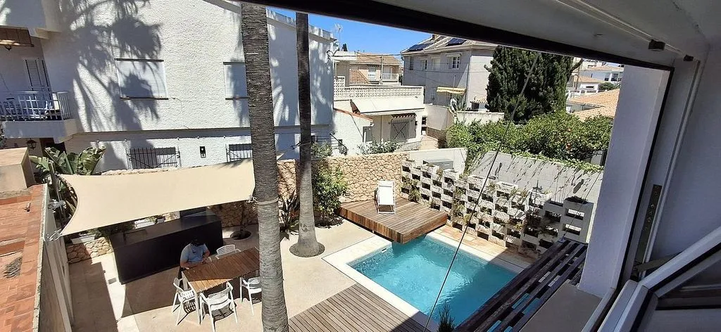 Piscine - Pared Chalet with Pool in Santiago de la Ribera