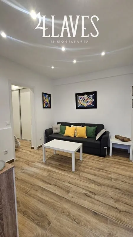 Soggiorno - 1-Bedroom Flat with Air Conditioning in Embajadores