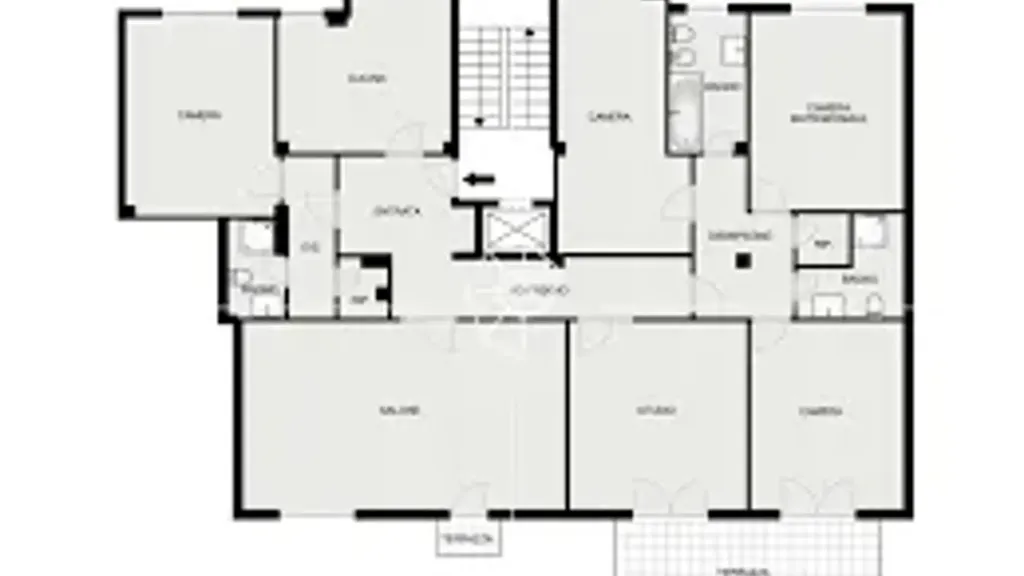 Plan - Central Apartment with Balconies in Ragusa