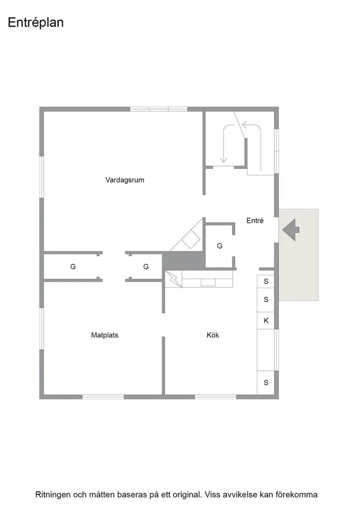 Plan - 1929 Villa with Development Potential in Östra Storgatan