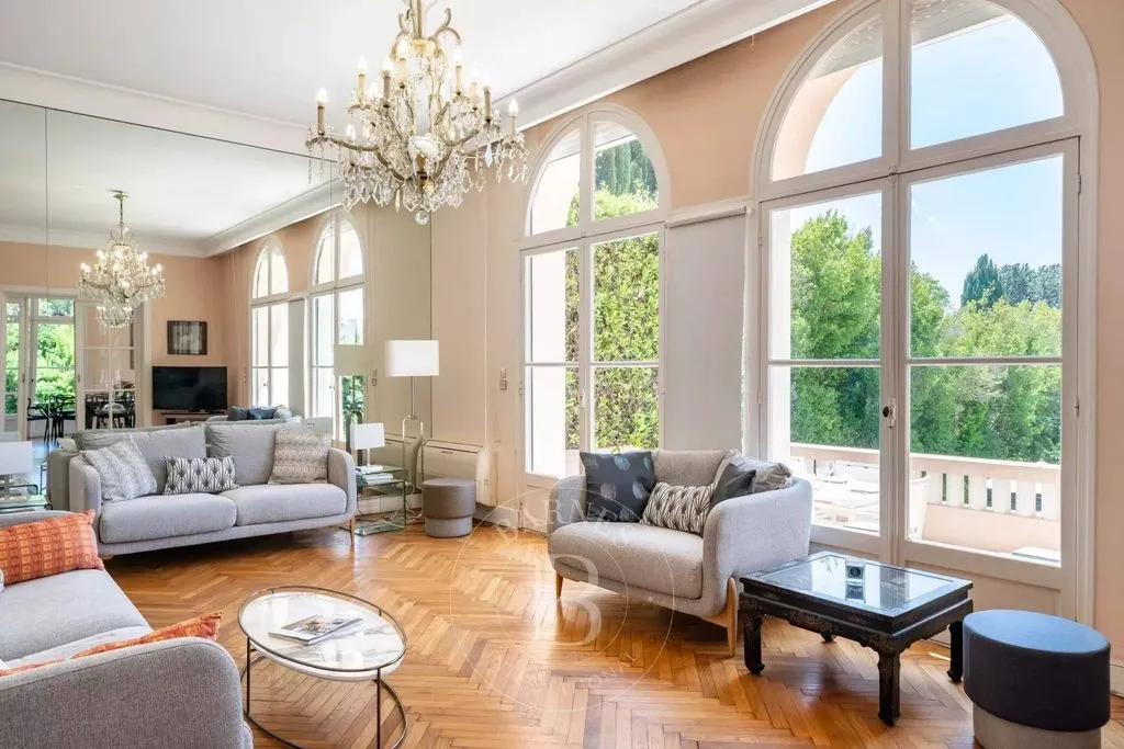 Séjour - Villa Art Déco avec Vue Mer à Cannes