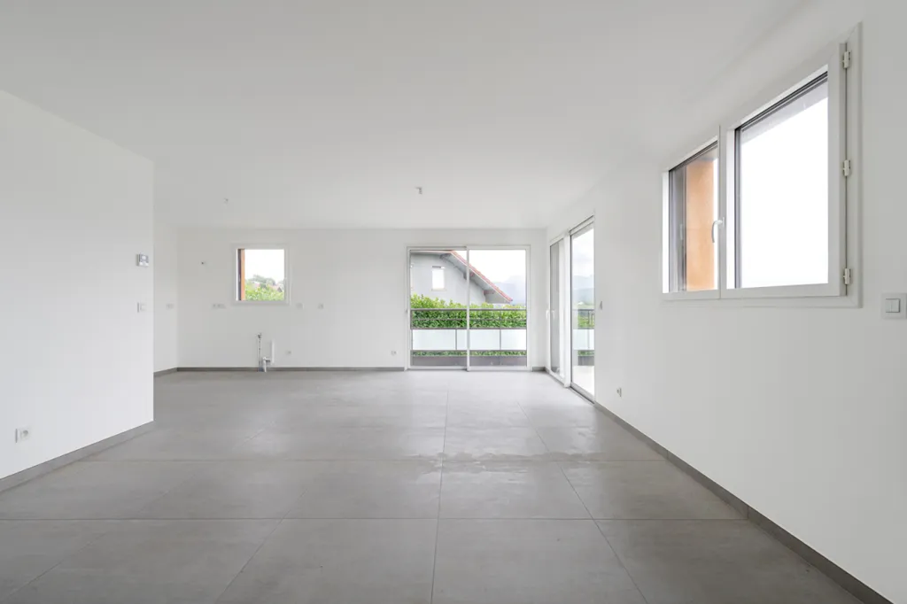 Séjour - Appartement Duplex avec Vue Montagne à Lovagny