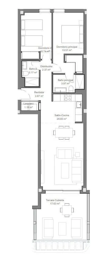 Apartment with Sea Views in Torremolinos
