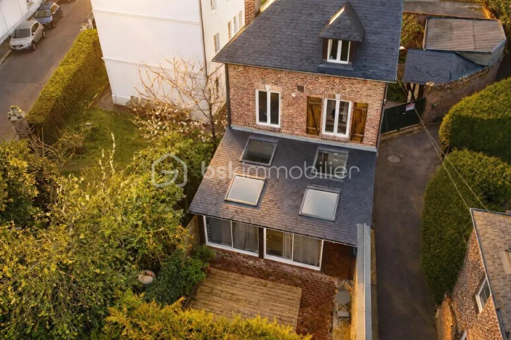 Vue aérienne - Maison de Ville avec Terrasse à Lisieux
