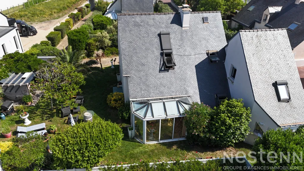 Õhuvaade - House with Garden in Quiberon, Calm Setting