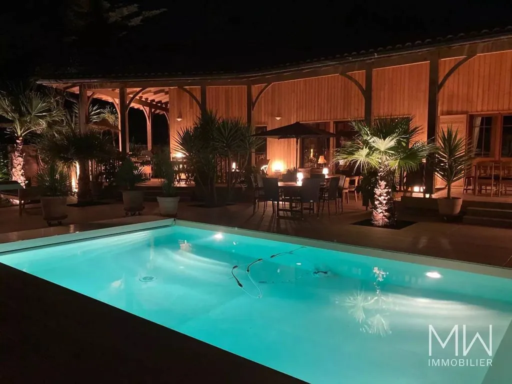 Piscine - Villa Luxueuse avec Piscine à Cap Ferret