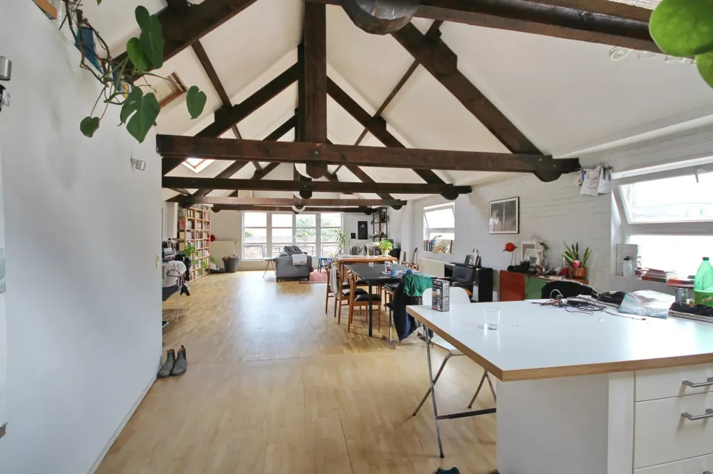 Living Room - Loft with Terrace in Flower Garden District