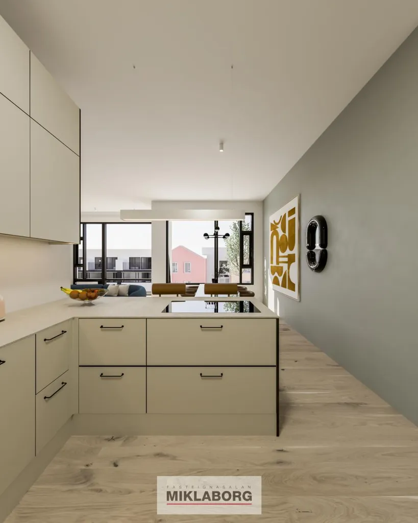 New Flat with Balcony in Hafnarbraut