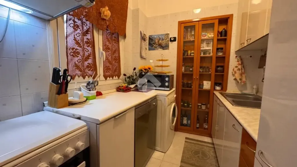 Kitchen - Rusticated Two-Bedroom Apartment in Bari