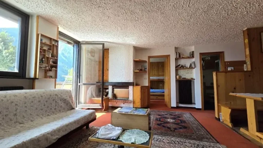 Séjour - Bright Apartment with Panoramic Terrace in Saint Rhemy en Bosses