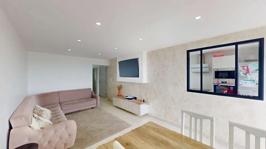 Séjour - Appartement avec Balcons et Vue Lyon à Lyon 9