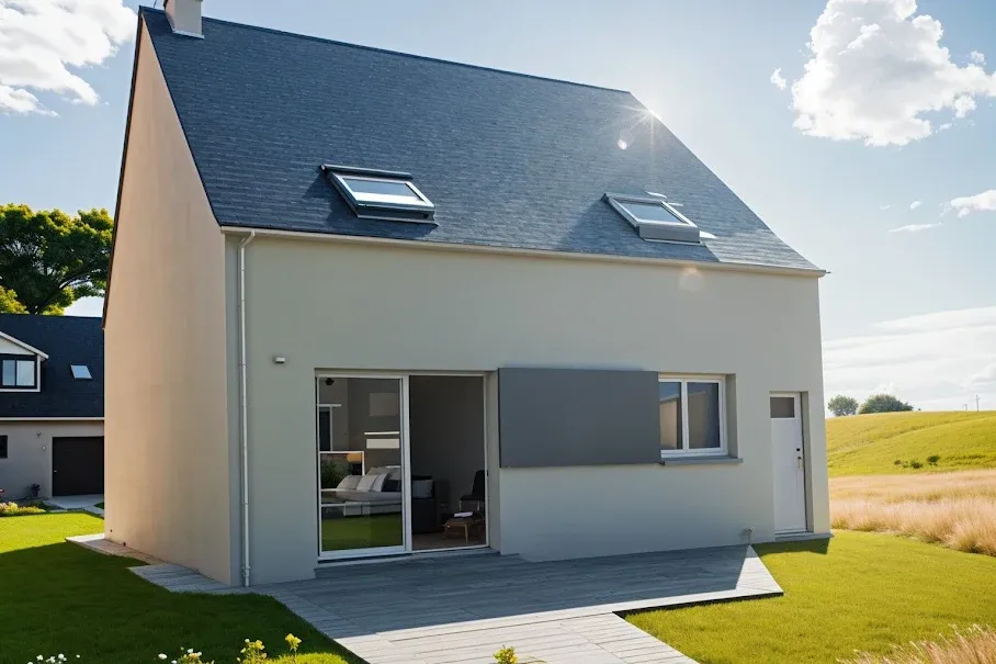 Extérieur - New 5-Piece House with Office in Val-Couesnon