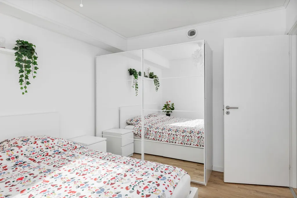 Chambres - Apartment with Large Balcony in Glasberga