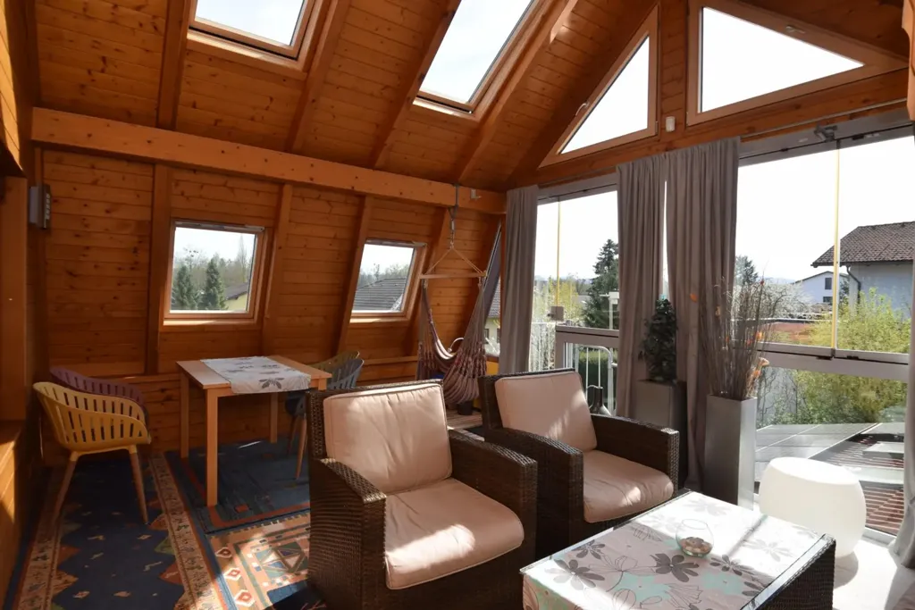Soggiorno - Spacious House with Office in Weinzierl