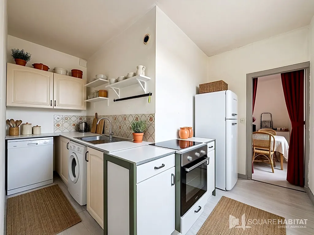 Köök - Bright 2-Bedroom Apartment in Paimpol Centre