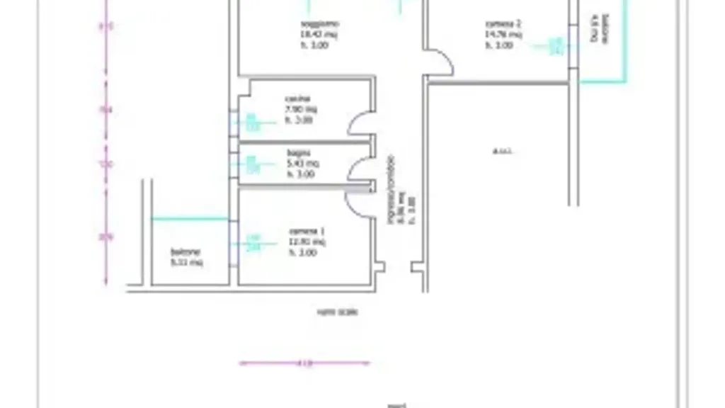 Plaan - Apartment with Sea View in Cervia